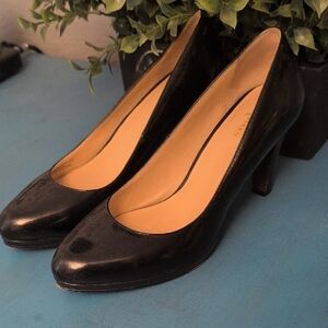 Cole Haan Black Classic Block Heel Pumps